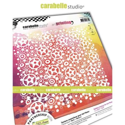 Carabella Studio Art Printing Druckplatte - Square Stars